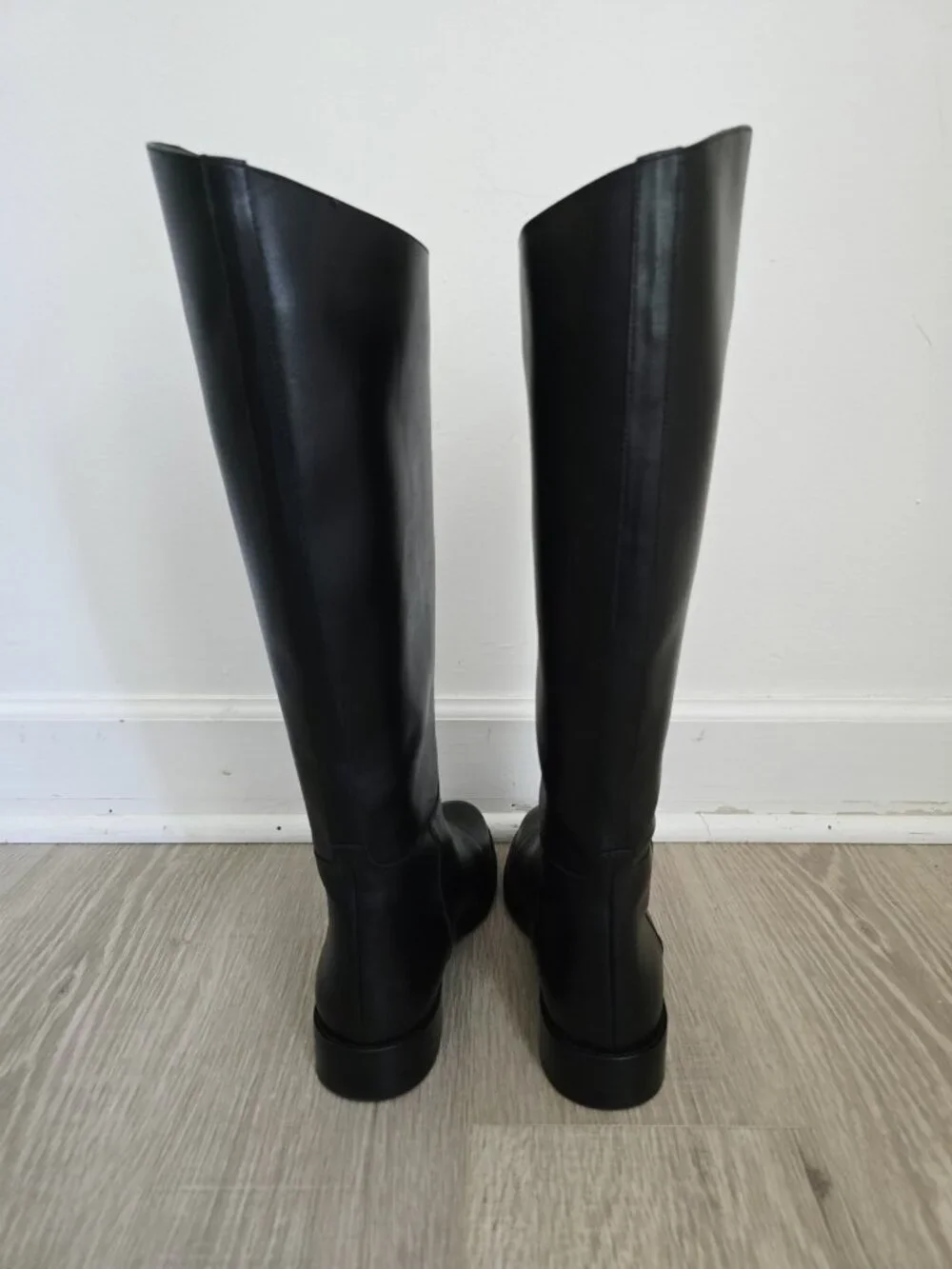 Tuckernuck Black Leather Atelier Equestrian Riding Tall Boots 10.5 Womens